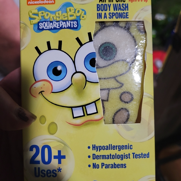 Nickelodeon SpongeBob Yellow Body Wash Sponge - Picture 1 of 1